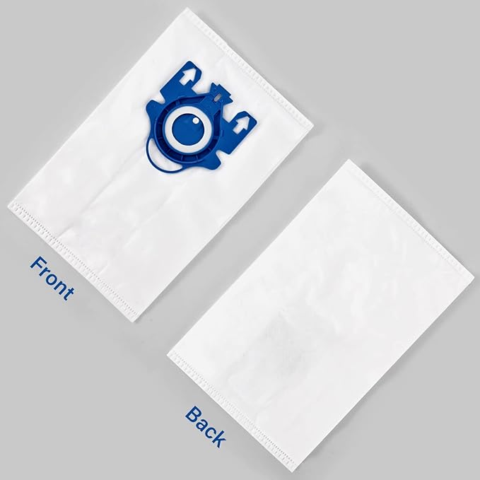 14 Packs 3D Airclean GN Vacuum Cleaner Bags Replacement for Miele Classic C1, Complete C1,Complete C2,Complete C3 S227 S240 S270 S400 S2 S5 S8 Series with 4 Motor Protection Filters,4 AirClean Filters