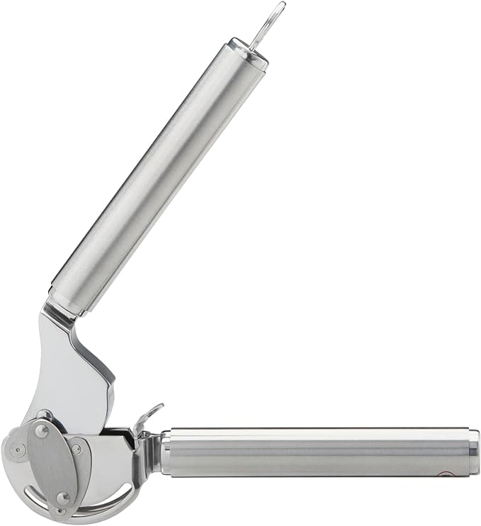 Rösle 12895 Stainless Steel Garlic & Ginger Press with Scraper for Effortless Mincing with Easy Cleanup, 13-inch