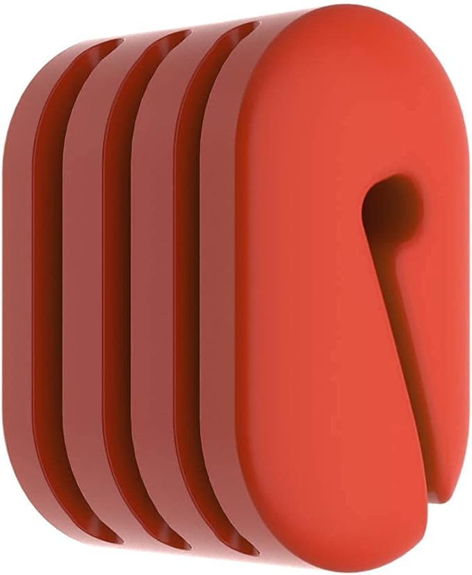 Universal Slicon Pot Clip/Cup Clip for Temperature Probe of Deep Fryer,Candy Pot, Probe Organizer (Pack of 3)