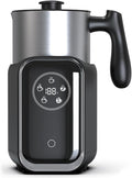 Homtone 5-in-1 Induction Milk Frother, 21oz Removable Automatic Milk Frother Dishwasher Safe for Latte, Hot Chocolate, and Hot and Cold Milk Froth, Chocolate Milk
