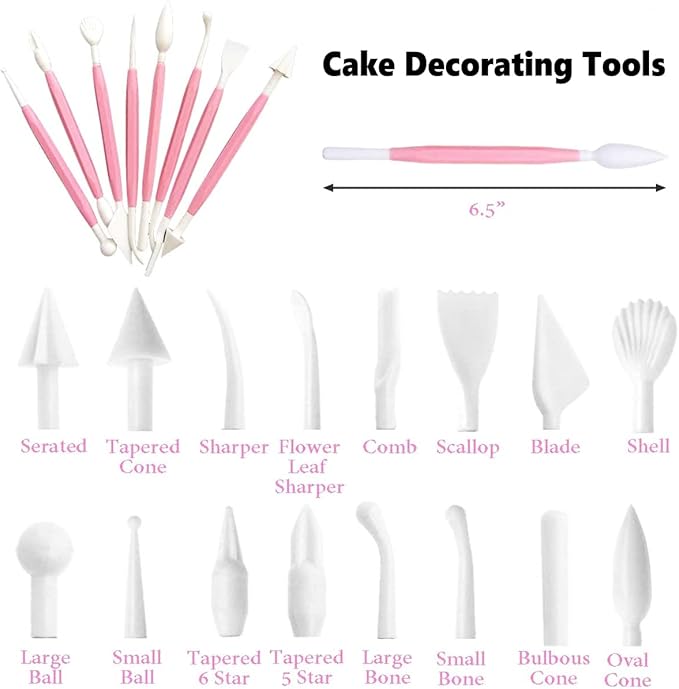 Adjustable Cake Scraper, Plastic Cake Cream Smoother, Easy Comb Set Edge Side Decorating Tools, With Tools 3 in 1