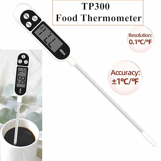 6pcs Candy Thermometer Digital Instant Read for Meat Kitchen Cooking Food Oil Deep Fry BBQ Grill Smoker (6, 23.2inch)