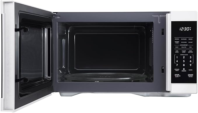 SHARP Countertop Microwave Oven with Removable 12.4" Carousel Turntable, 1000 Watt, 1.1 Cubic Feet, White