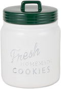 DII Kitchen Accessories Collection Ceramics, Cookie Jar, Dark Green