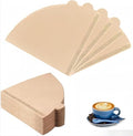 Generic Cone Filters #4 for Coffee Makers - Tear-Resistant Paper, Sustainable Material, 12-Cup Compatibility - Say Goodbye to Coffee Grounds in Your Brew (100, Brown), G3334