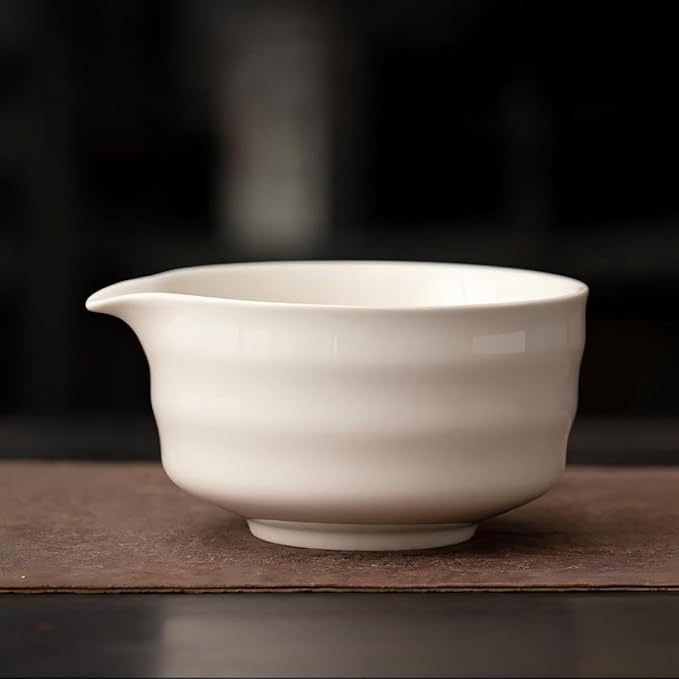 Matcha Whisk Holder Matcha Chasen Whisk Stand Ceramic Holder fit for Traditional Japanese Tea Ceremony Starter Matcha Tools Matcha Bowl (Creamy white Matcha Bowl)