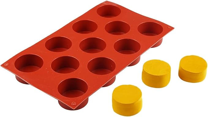 Silicone 11/8/6 Cavity Cylinder Shape Cake Mold For Baking Dessert Ice-Creams Mousse Mould Fondant Decorating Tools (11 Cavity)