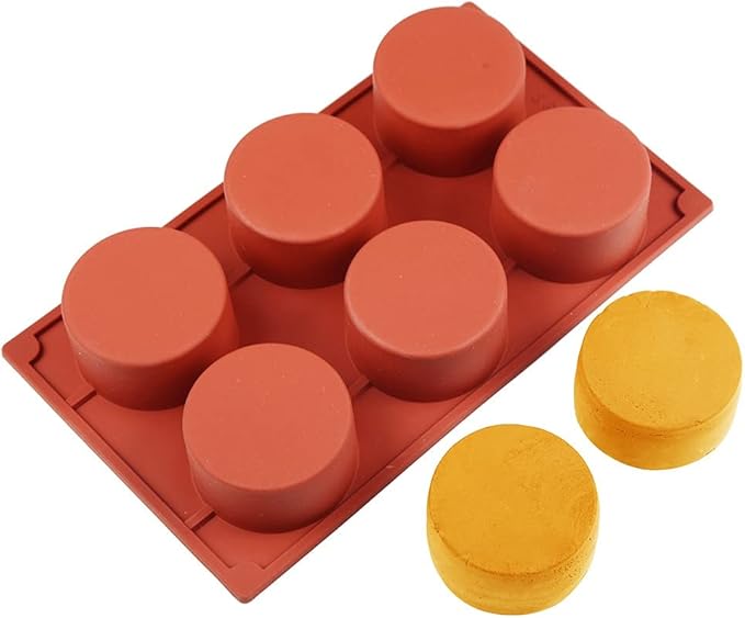 Silicone 11/8/6 Cavity Cylinder Shape Cake Mold For Baking Dessert Ice-Creams Mousse Mould Fondant Decorating Tools (6 Cavity)