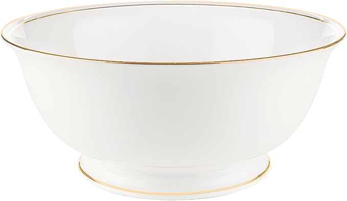 Lenox Federal Gold Serving Bowl, White