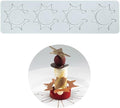 Silicone Molds 3D Hollow Leaf Chocolate Molds Honeycomb Bee Candy Mold Flower Pattern Fondant Mold Cake Topper Sugar Craft Decoration (O_Sun_9.6 * 2.68 * 0.08inch)