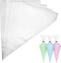 Piping Bags,100pcs 12 Inch Anti Burst Disposable Cake Decorating Bags,Non-Slip Pastry Bags-Ideal for Cakes,Cream Frosting and Cookie Decorating