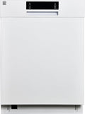 Kenmore 24" Built-in Stainless Steel Tub Dishwasher EasyFlex 3rd, SmartWash, UltraWash Plus, TurboDry, and MoreSpace Adjustable Rack, Energy Star Certified, White