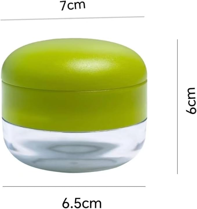 Garlic Press Dicer Wheel, Plastic Garlic Masher, Simple Household Manual Kitchen Tool with Garlic Press Box (rectangle)