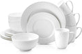 Stone Lain Alexandria 16-Piece Dinnerware Set Bone China, White