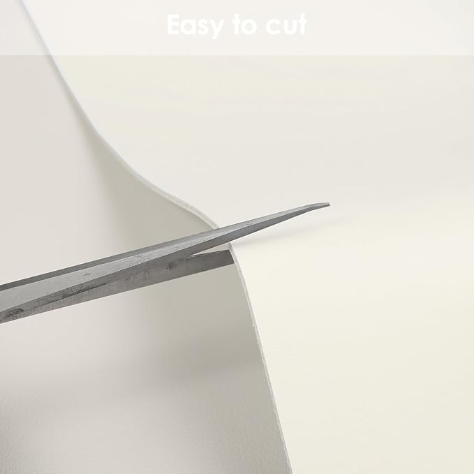 Leather Desk Mat,1.8mm Thick,12x66 Inch Desk Cover,Desk Protector Mat,Dresser Cover Top,Desktop Cover,Dresser Cover Top for Bedroom,Table Protector Mat(White+White,12×66)