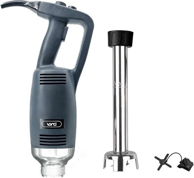 VONCI 750W Commercial Immersion Blender, Electric Hand Blender with 12" Detachable Shaft, Variable Speed 8000-19000RPM,Industrial Immersion Blender for Restaurant Kitchen.Extra Heavy Duty Hand Mixer.