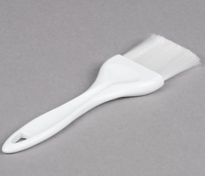 Soro Essentials- 2” Flat Nylon Pastry Basting Brush with Plastic Handle- Easy to Clean Pastry Brush Basting Brush Cooking Brush Oil and Sauce Food Brush for Baking Butter Brush Kitchen Utensil
