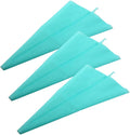 Jennice House Silicone Pastry Bags Set, 3 Pack of 16 inch Reusable Icing Piping Bags Baking Cookie Cake Decorating Pastry Bags Set