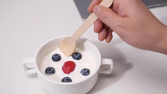 500 Wooden Spoons, Disposable Wooden Cutlery Set - Alternative to Plastic, Eco Friendly, Biodegradable, Compostable Cutlery Set - 500 Wooden Spoons Disposable Utensils Set