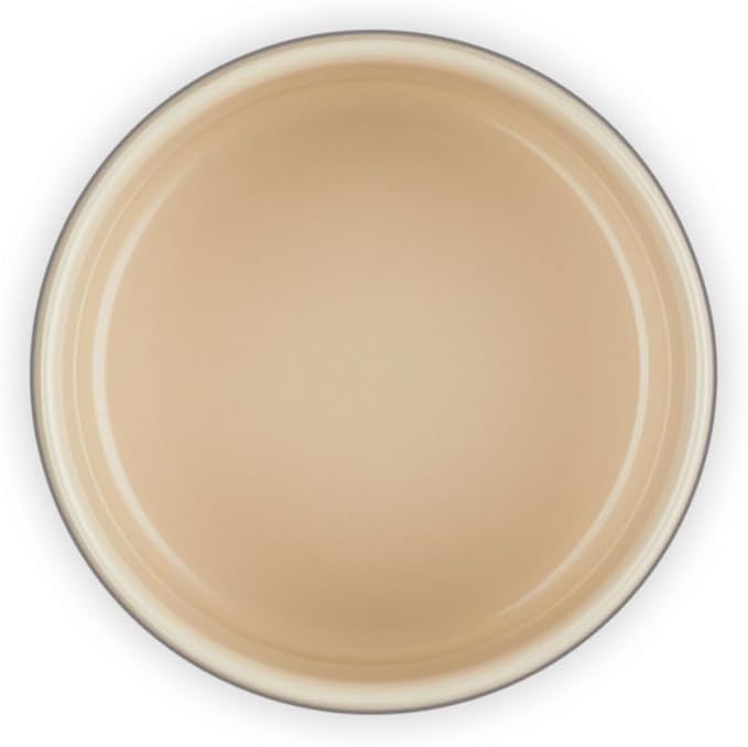 Le Creuset Signature Salt Cellar and Storage Canister with Wood Lid, 7 oz., Oyster