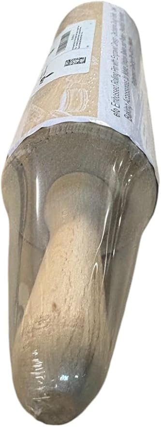 efo Embossed Rolling Pin with Engraved Design - Decorative Dough Roller - Cake Baking Accessories to Make Unique Bakes and Pottery - Beautifully Handmade Patterned Rolling Pin 40cm (Hearts)