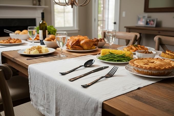 300 Pieces Of Black Plastic Silverware,Heavy Duty, 100 Forks, 100 Spoons, 100 Knives, Heat-Resistant and BPA-free Disposable Silverware,Party Supplies, High-end Utensils