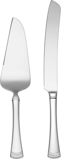 LENOX Portola 2-Piece Dessert Set, 2 Count, Metallic