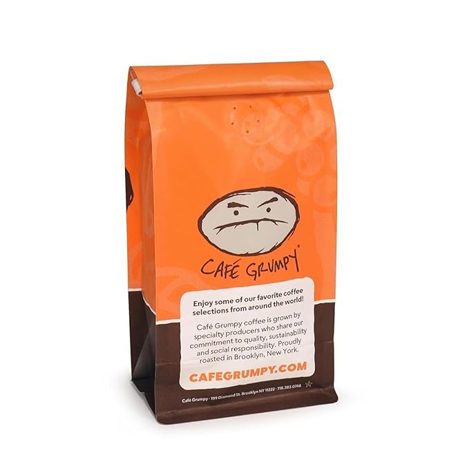 Café Grumpy Guatemala Single Origin Whole Coffee Beans, 12 oz Bag Farm to Table Medium Roast, French Press Pour Over Cold Brew Drip