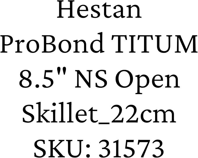 Hestan ProBond Forged TITUM - Professional Clad Stainless Steel, Nonstick, Frying Pan, (8.5-Inch), Induction Compatible, Made without PFOAs