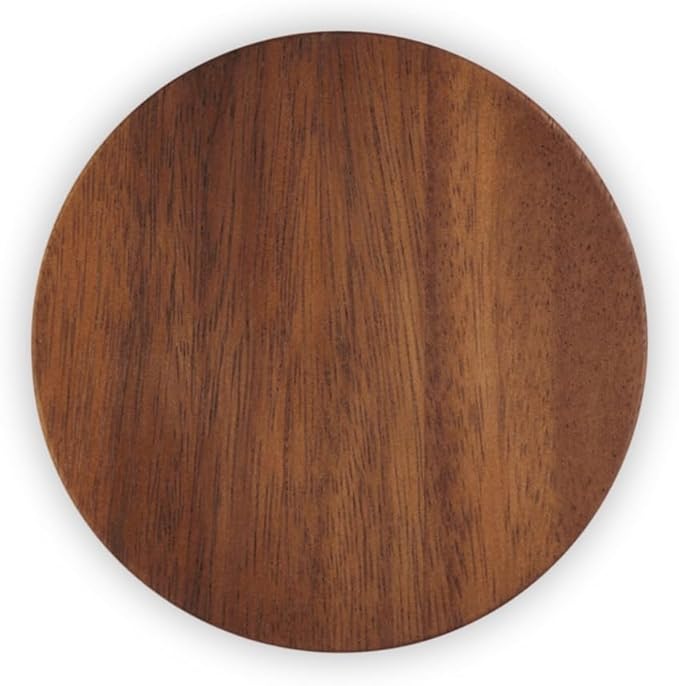 Le Creuset Signature Salt Cellar and Storage Canister with Wood Lid, 26 oz., Oyster