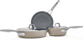 Calphalon® Premier Ceramic Nonstick 5-Piece Cookware Set, Mushroom Grey