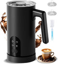Electric Milk Frother, 4-in-1 Automatic Milk Steamer & Foamer 11.8oz/350ml, Automatic Hot and Cold Foam Maker and Milk Warmer for Latte, Cappuccino, Matcha, Hot Chocolate