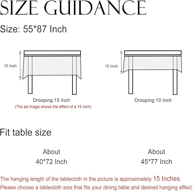 ISAENNE Designer Linen Floral Rectangular Tablecloth,Light Green Farmhouse Durable Table Cloth,Washable Decor Tablecloths for Dining Kitchen Thanksgiving Christmas,55"*87"-Floralsea B