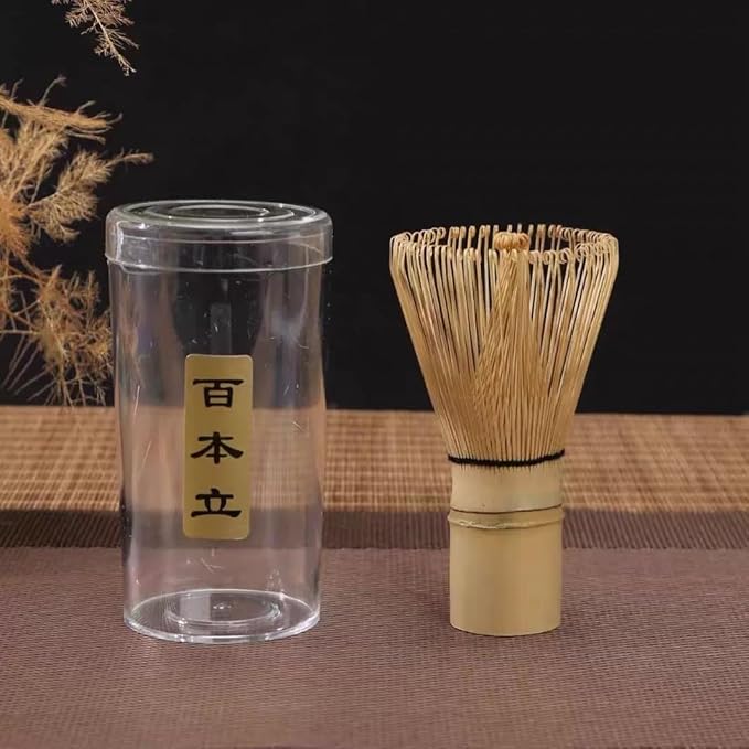 Matcha Whisk Bamboo Matcha Whisk for Traditional Starter Tool, Handcrafted Organic Traditional Japanese Chasen, Matcha Stirrer Wisk Mixer Brush for Authentic Tea Preparation (3)