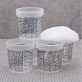 Eastwood Universal Reuseble Mixing Cups with Measuring Marks 1 PT 5 PC Set