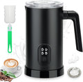 Electric Milk Steamer, 4-in-1 Function Milk Frother, Automatic Hot and Cold Foam Maker & Milk Warmer for Latte, Cappuccinos, Macchiato, Hot Chocolate