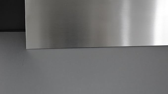 Cake Scraper Smoother 10 inch, Stainless Steel Metal Icing Smoother for Tall Cake Decorating