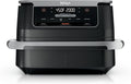 Ninja Foodi 6-in-1 FlexBasket Air Fryer with 7-QT MegaZone & Basket Divider for Large Proteins & Full Meals, Smart Finish Cook 2 Foods 2 Ways, Family Sized Capacity, Air Fry, Roast & More, Black DZ071
