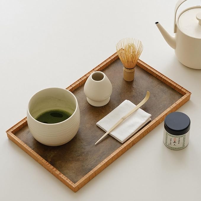 Matcha Whisk Set, Ceramic Matcha Bowl & Whisk Holder, Bamboo Accessory, Modern Design (Matte Crème, Traditional Bowl Design)