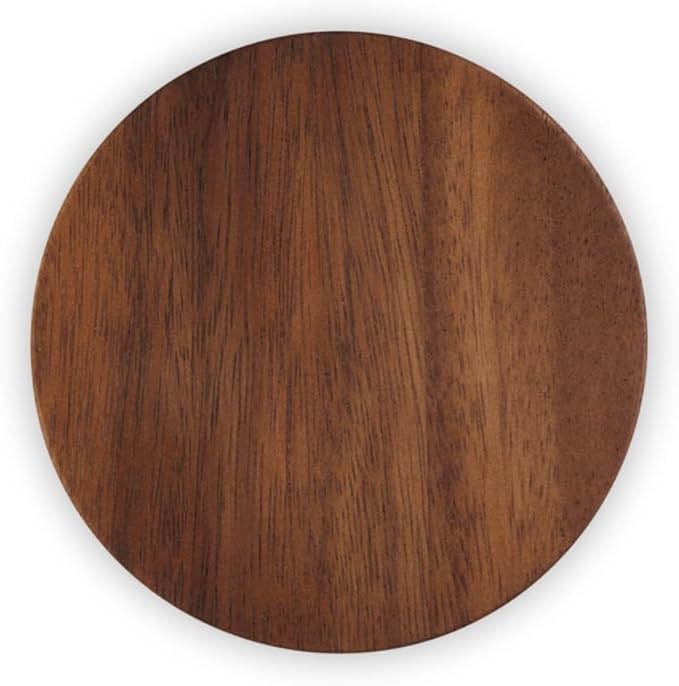 Le Creuset Signature Salt Cellar and Storage Canister with Wood Lid, 26 oz., White