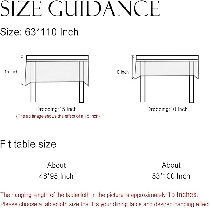 ISAENNE Designer Linen Elegant Extra Long Rectangle Tablecloth,Colorful Floral Bohemian Table Cloth,Wrinkle Resistant Decor Tablecloths for Dining Thanksgiving Kitchen,63"*110"-Floralsea A