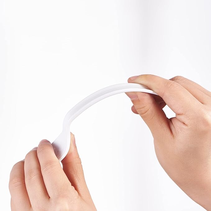 500 Count Heavy Duty White Plastic Tea Spoons Disposable Cutlery Party Utensils Heavyweight