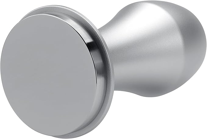 Normcore 53.3mm Coffee Tamper V4.1 with Click Sound Feedback, Spring Loaded Tamper With Stainless Steel Flat Base, Compatible with 54mm Breville Sage Espresso Machine Portafilter, Silver