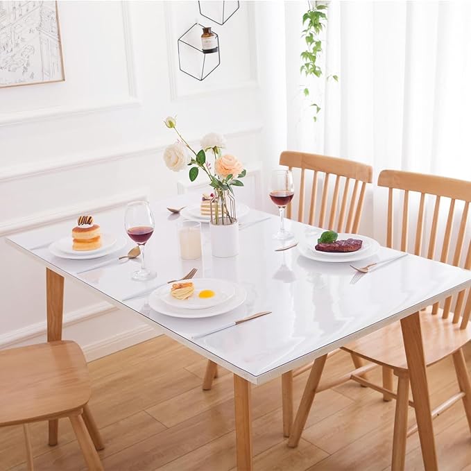 19x39 Inch All-in-One Desk Protector Mat, 1.5mm Thick Plastic