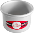 Fat Daddio's PRD-43CASE Anodized Aluminum Round Cake Pan, 4 x 3 inch, Set of 6