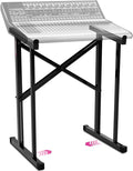 Liquid Stands Portable Audio Mixer Stand - Angled Foldable & Adjustable Studio Music Mixer Synth, MPC Stand For Drum Machines, DJ Turntables, Audio Rack Music Equipment & More