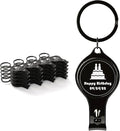 20pcs Personalized 4 in 1 Multi Function Bottle Opener, Nail Clipper, Wedding Favors Brewery, Private Customized, Black, Multitool Gifts for Men