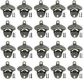 20 Pack Bottle Opener Wall Mounted, Vintage Beer Bottle Opener with Screws for Bars KTV Hotels Homes, (Bronze)
