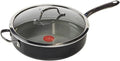 T-Fal Preserve Ceramic Nonstick Saute Pan with Lid 5.5 Qt, Oven and Broiler Safe up to 350°F Cookware, Frying Pan, Stay-Cool Handle, Skillet Pots and Pans, Black
