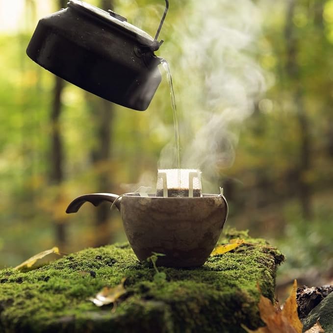Tribo Coffee Single-Serve Portable Pour Over Drip Coffee - Privateer's Reserve Variety - 10 Servings (Light - Medium Roast)
